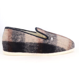 Charentaise à carreaux homme en laine John