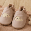 chaussons cuir bébé doux et confortables