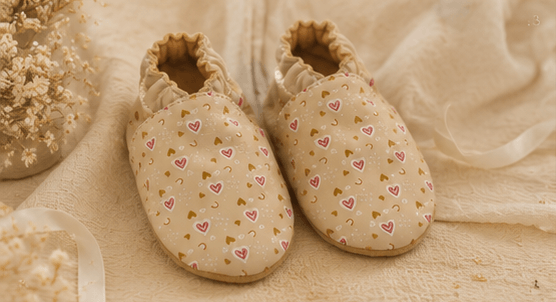 chausson cuir souple bébé
