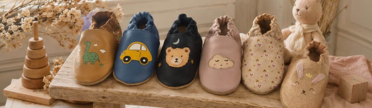 Chaussons cuir Hellocotton