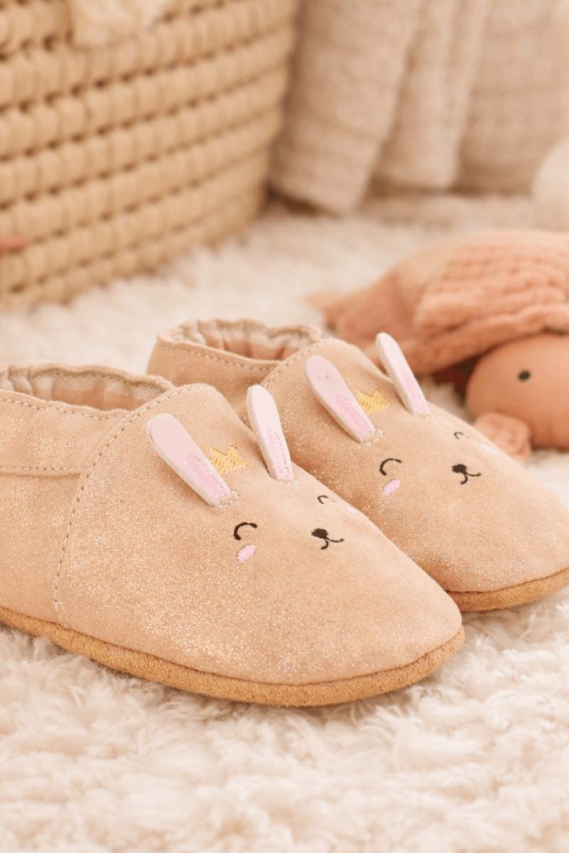 chausson cuir souple zoé hellocotton